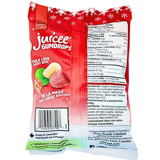 dare-juicee-gumdrops-225g-Candy-Funhouse-US-nutrition-facts